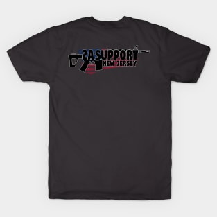 2A Support New Jersey USA T-Shirt